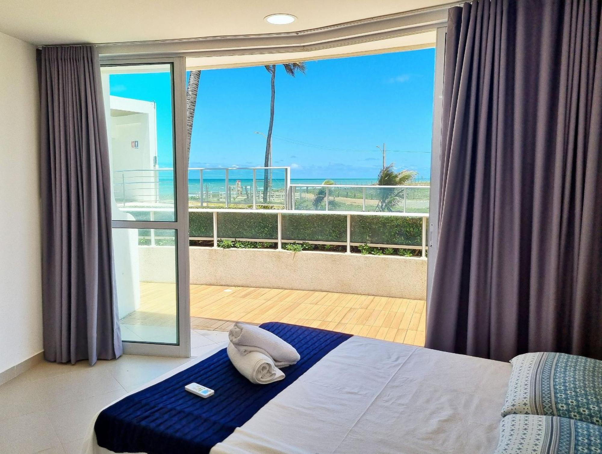 Areias Do Mar | 2 Quartos, Terraco Frente Mar A102 바라 데 상미겔 외부 사진